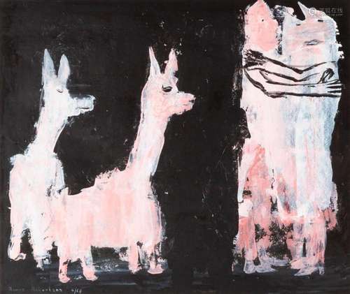 Agnes Robertson (American, 1911- 2001) "Pink Lamas and ...