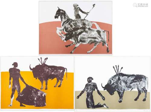 (3) Dame Elisabeth Frink, R.A. (British, 1930-1993) Corrida ...