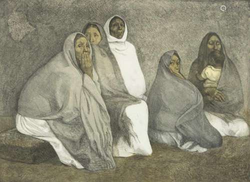 Francisco Zuniga (Mexican, 1912-1998) Grupo de Mujeres