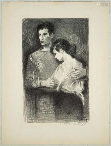 Raphael Soyer (American, 1899-1987) Lithograph