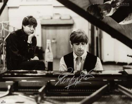 Autographed Beatles Photograph of Paul McCartney & Ringo...