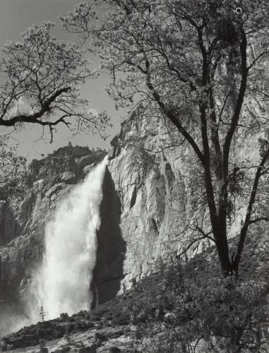 Ansel Adams (American, 1902-1984) Yosemite Falls, Spring, Yo...