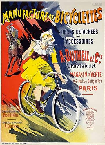 Laurent Corrois "Manufacture de Bicyclettes, A. Dutheil...