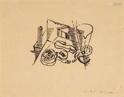 (2) Andre Masson (French, 1896-1987) Drawings