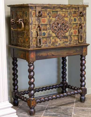 17th/18th Century German Strong Box, Armada Chest