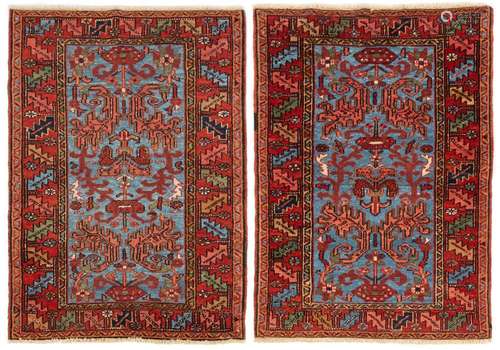 (2) Heriz Oriental Rugs