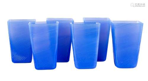 (6) Venetian Glass Tumblers