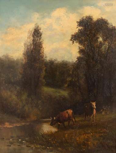 George R Morse (American, 19th century) Landscape