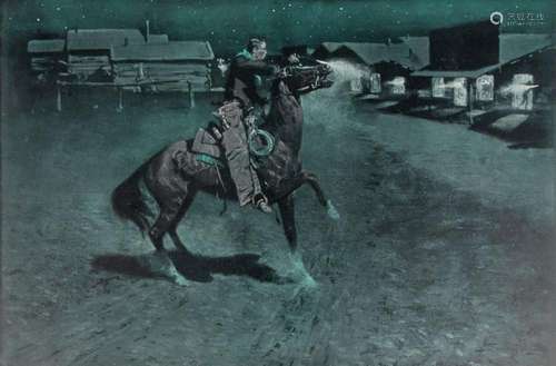 (5) Frederick Remington Lithographs by Colliers Weekly