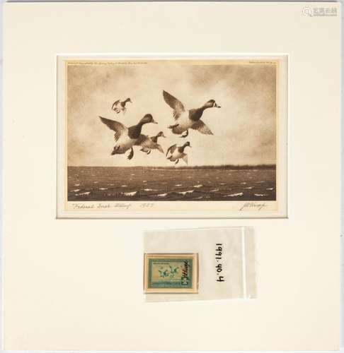 (5) Federal Duck Stamps & Lithographs