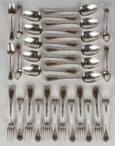 Christofle Silver Plate Flatware