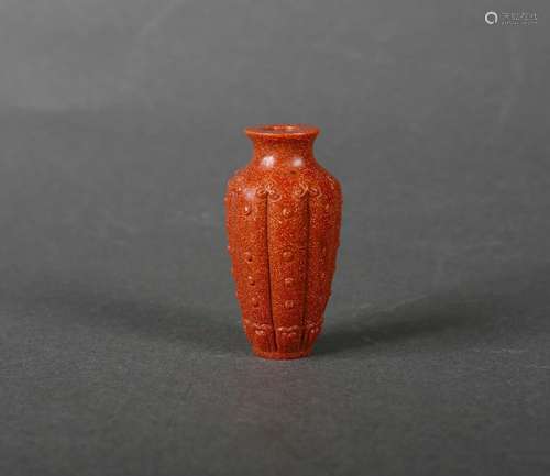 An exquisite snuff bottle