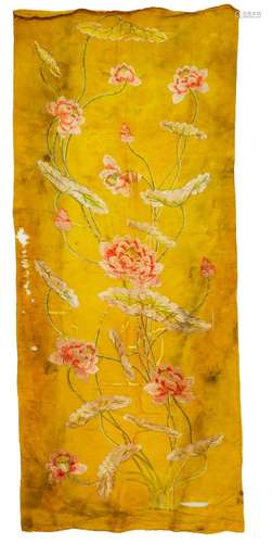 Antique chinese silk