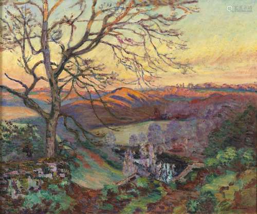 Armand GUILLAUMIN (1841-1927) - Paysage de  Crozant, Le Puy ...