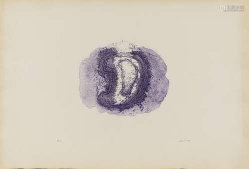 Jean FAUTRIER (1898-1964) - Otage Violet, 1947 - Eau-forte e...