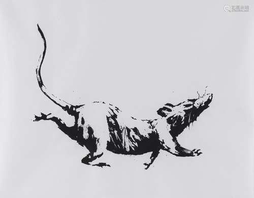 BANKSY (D'après) - GDP RAT, 2019- Sérigraphie - 38 x 50 cm  ...