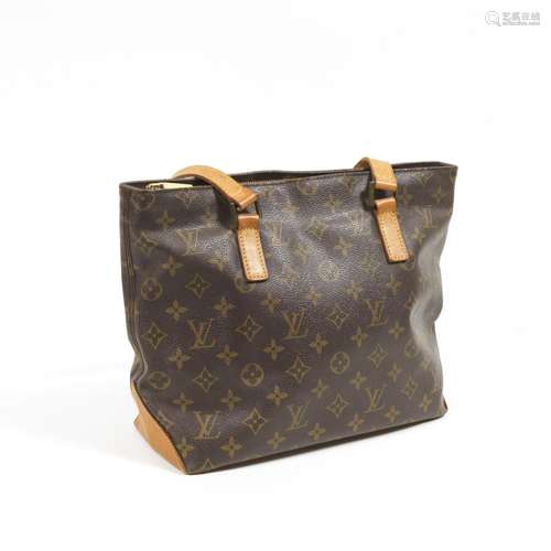 LOUIS VUITTON-Petit cabas piano en toile monogramme et cuir ...