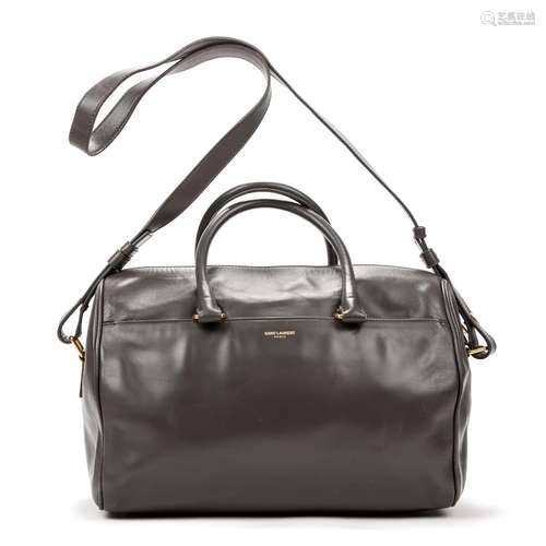 YVES SAINT LAURENT -  Sac à main classique Duffle en cuir li...