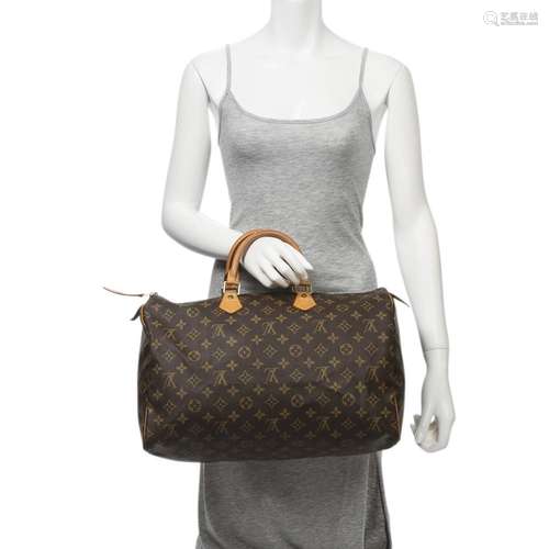 LOUIS VUITTON - Sac Speedy 30 – en toile enduite monogramme ...