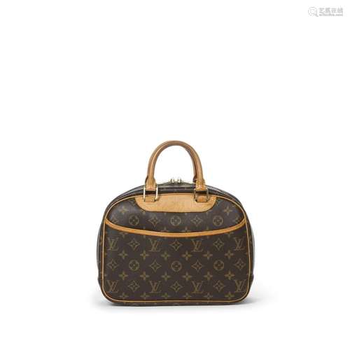 LOUIS VUITTON -  Sac à main modèle Trouville – En toile endu...