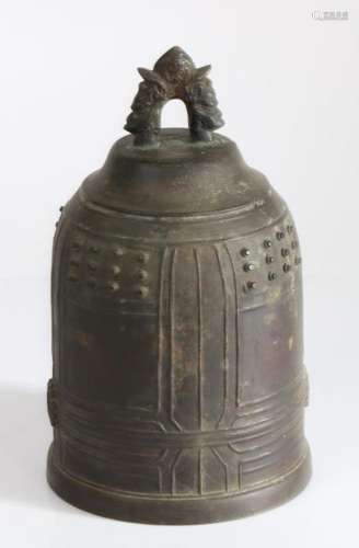 Chinese archaic bronze bell, in the Yong Zhong style, late W...