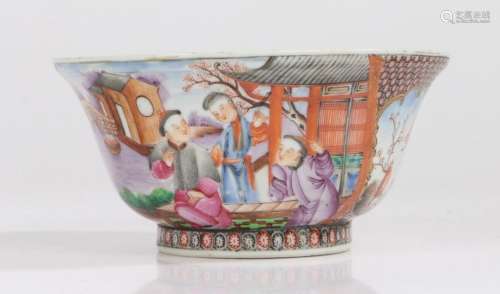 Chinese famille rose Mandarin export porcelain tea service, ...