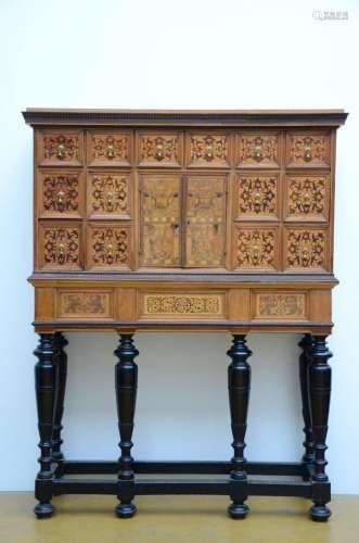 Cabinet with marqueterie inlaywork, 19th century (160x121x42...
