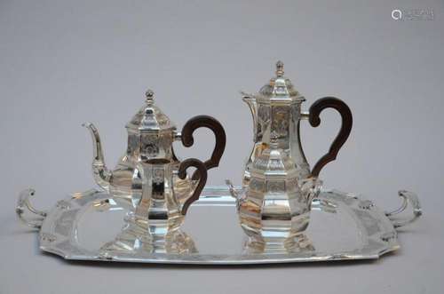 Wolfers: a silver coffee and teaset in Régence style