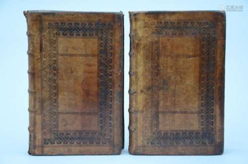 Book consisting of 2 tomes 'Jacob Cats', Amsterdam 1...