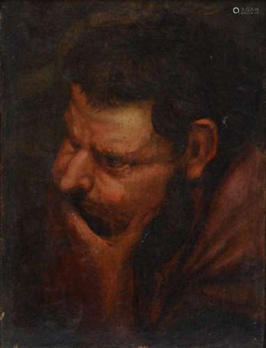Anonymous (17th century): painting (o/c) oil sketch (21x16 c...