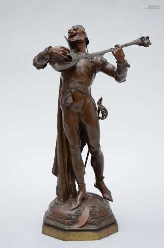 De Wever: bronze sculpture 'Mephisto' (h57cm)