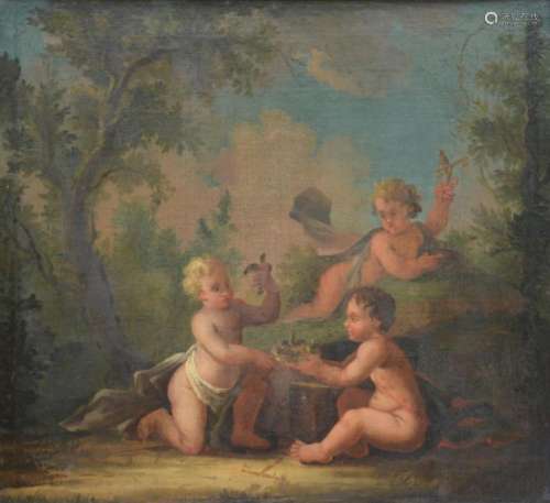 Anonymous (18th century): painting (o/c) 'angels' (*...