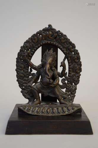 Nepalese bronze statue 'Ganesha' 18th - 19th century...