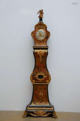 Standing clock with Boulle inlaywork (h234cm) (*)