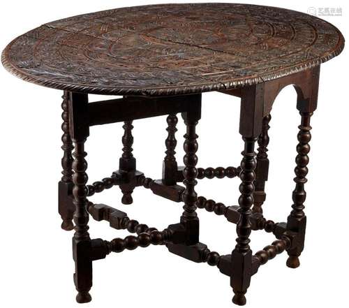 Gateleg table "Queen Anne"