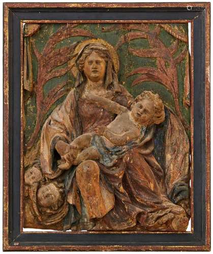 Relief Madonna mit Kind