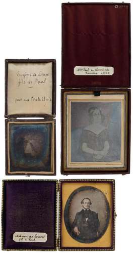 Drei Daguerreotypien