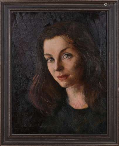 Nicholas Egon - Half Length Portrait of a Lady