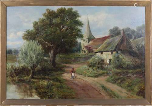 F. Carlton - View of St. John the Evangelist Church