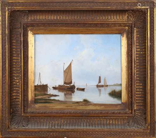 J. Stork - Sailing Barges on Calm Waters