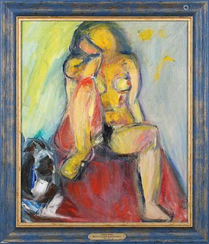 Marie-Louise Garnavault - 'Yellow Nude'