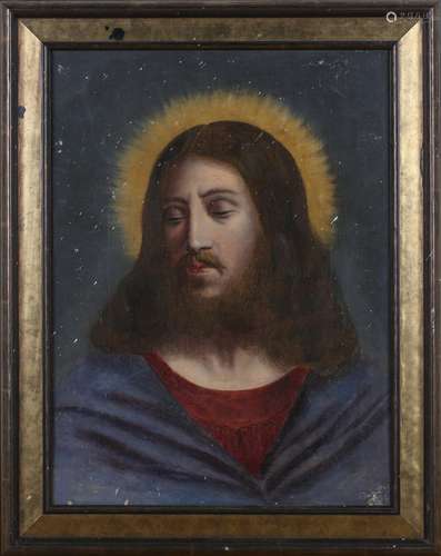 British School - Half Length Image of Christ