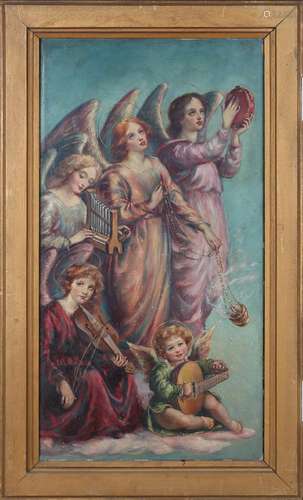 British School - Choir of Angels with Musical Instruments