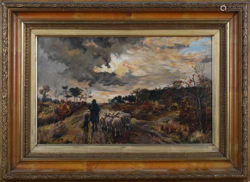 Mary Odell - Landscape with Shepherd