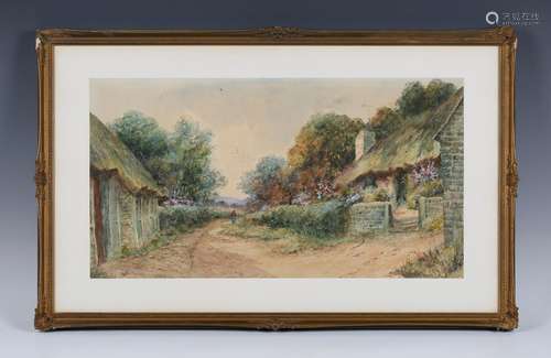 Leyton Forbes - Thatched Cottages with Gardens in Bloom alon...