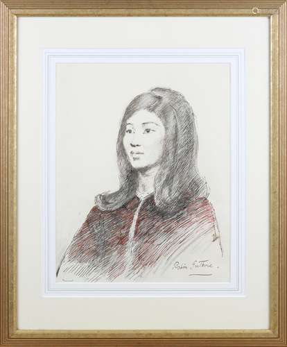 Robin Craig Guthrie - Half Length Portrait of a Young Lady