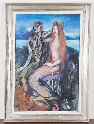 Geoffrey Humphries - Portrait of Ginger Gilmour as a Mermaid