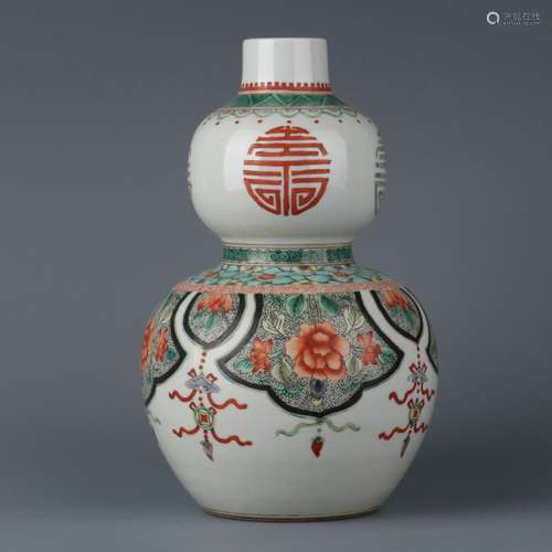 Colorful gourd bottle