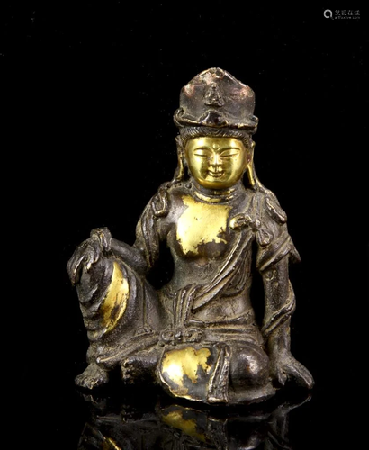 Chinese Antique Gilt Buddha