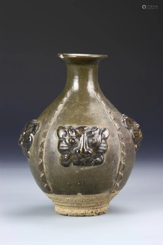 Chinese Brown Glazed Jar